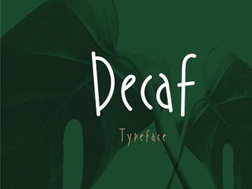 Decaf Font preview picture