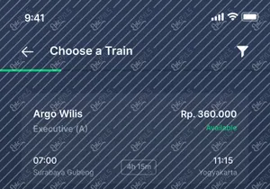 TicketOn - App Móvel de Passagem de Trem