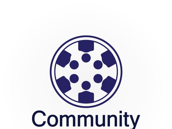 Community Logo Design Template for Teams or Groups.network and social icon design