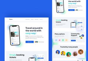Travel Landing Page - Dolano