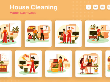 House Cleaning Illustrations preview picture