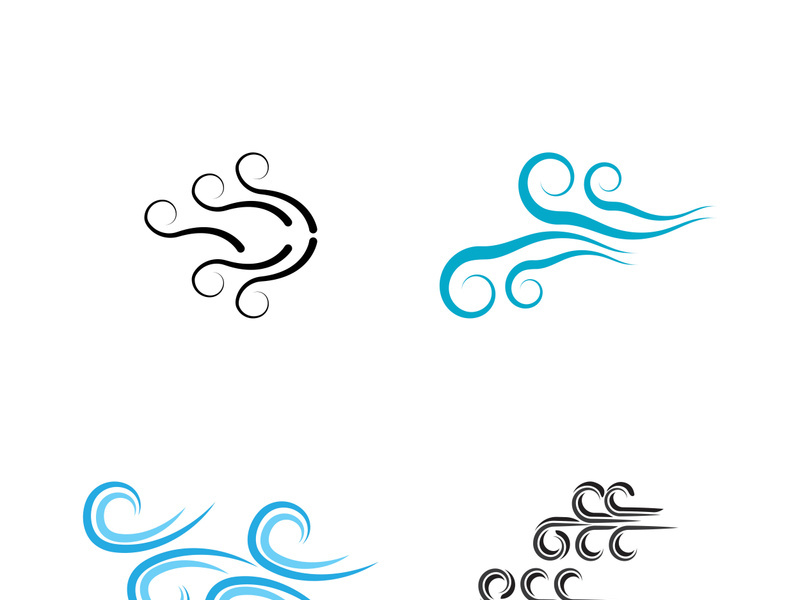 Wind icon vector illustration design template