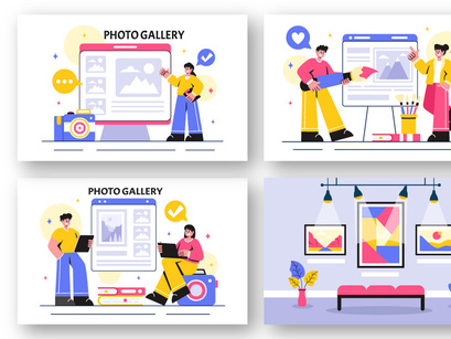 13 Photo Gallery Illustration