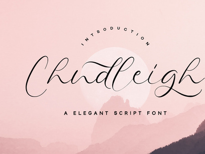 Chudleigh - Script Font