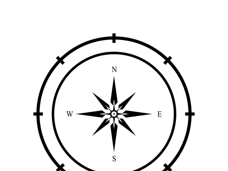 compass icon isolated on background.modern flat compass pictogram,business,marketing,internet concept.trendy simple vector symbol for websitedesign or button to mobile app.logo illustration.