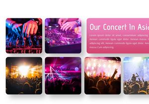 Glowfest Music PowerPoint Template