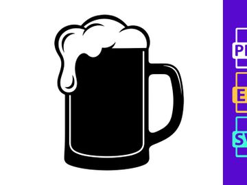 Beer Mug Overflowing with Foam preview picture