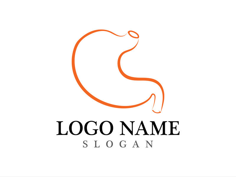 stomach care icon designs concept vector illustration