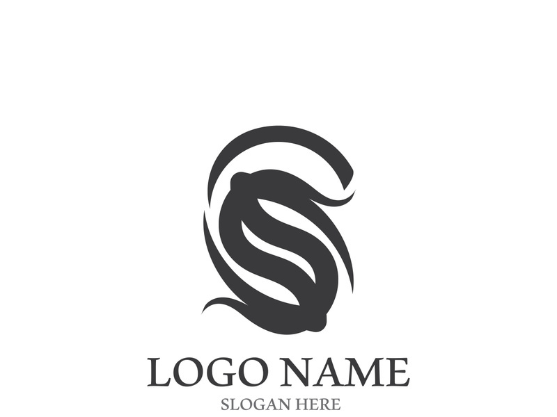 Business corporate S letter logo design vector