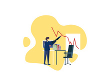 A Businessmen makes a plan for growing profit