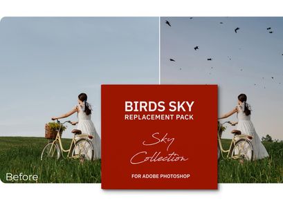 Sky Replacement Bundle for Adobe Photoshop 2021 and late