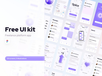 UI kit Freelance Platform App