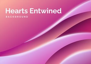 Valentine's Wavy Background