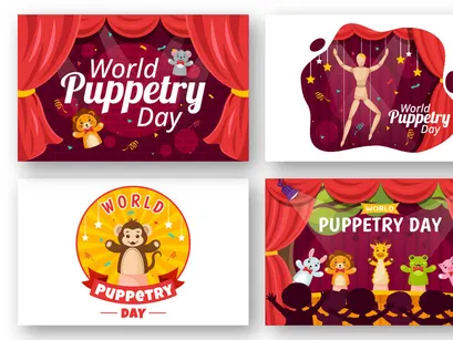 12 World Puppetry Day Illustration
