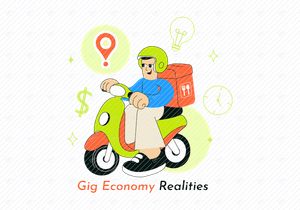 == 10 Gig Economy Realities Illustration