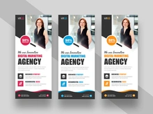 Marketing Agency Roll Up Standee Banner Ver-10