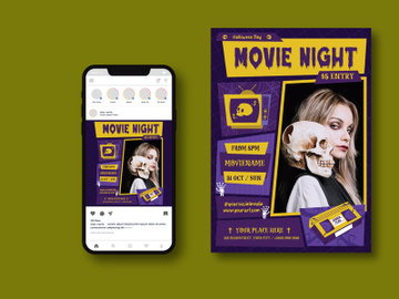 Movie Night Flyer preview picture