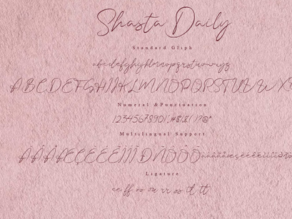 Shasta Handwritten Font