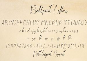 Ballpoint Letter