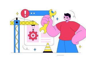 10 Website Maintenance Illustration