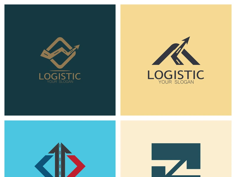 logistics logo icon illustration vector design  distribution symbol  delivery of goods  economy  finance