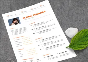 Minimalist CV Resume Template - Marketing Management