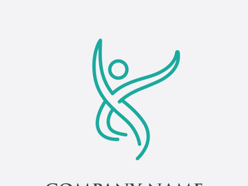 people Healthy Life icon Logo template preview picture