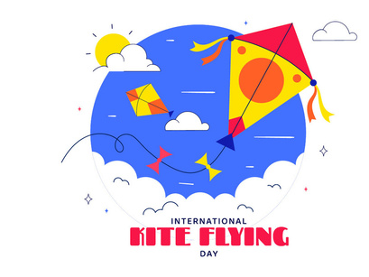 11 National Kite Flying Day Illustration