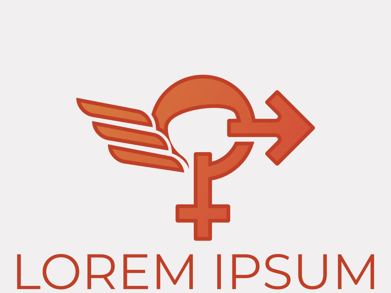 Gender logo design