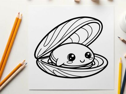 Cute white bunny sleeping in moon vector illustration