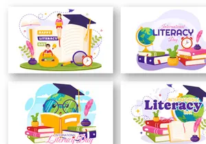 15 International Literacy Day Illustration