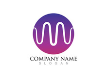 Sound wave equalizer logo vector