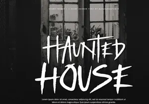 Scary Friday - Horror Display Font