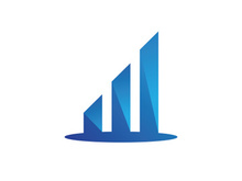 Business finance logo and symbols vector