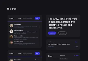 Figma Cards UI Kit Design