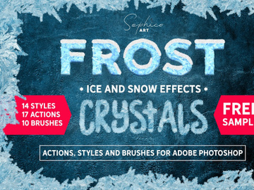 Free Frost Styles Effects For Adobe Photoshop preview picture