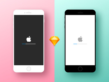 Minimal iPhone Device Mockup preview picture