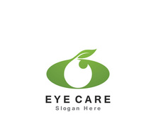 Eye Care vector logo design icon
