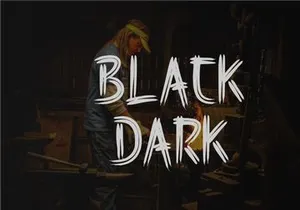 BAVDAK – Brutal Brush Display Font