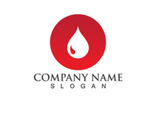 Blood drop donor vector icon