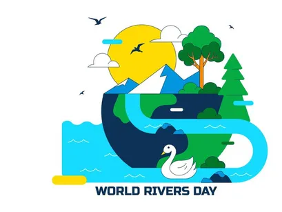 10 World Rivers Day Illustration