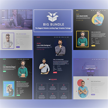 100 Website Template Bundle Pack Only For $29