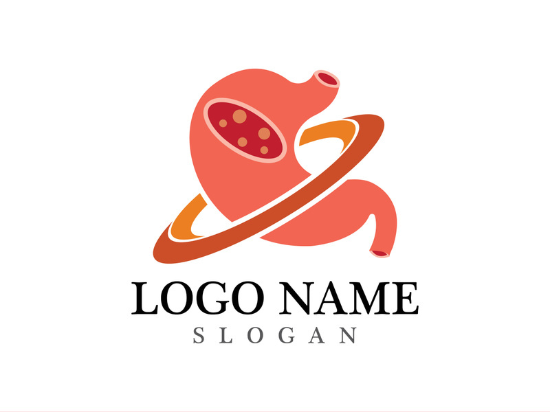 stomach care icon designs concept vector illustration