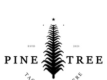 simple pine or fir tree logo,evergreen.for pine forest,adventurers,camping,nature,badges and business.vector