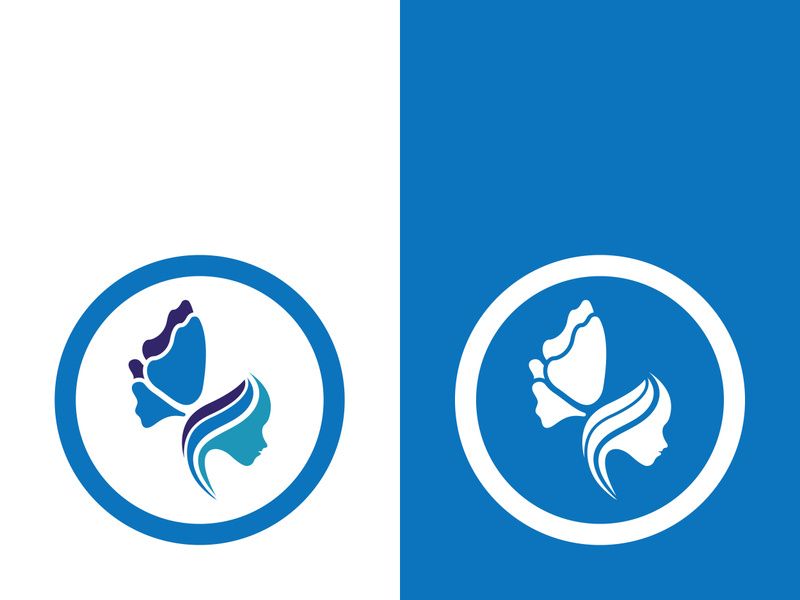 Beauty butterfly vector icon design