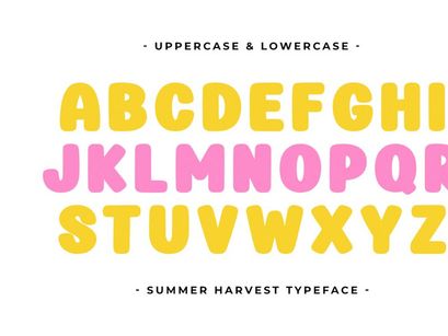 Summer Harvest - Playful Display Font
