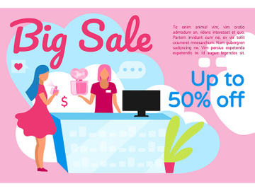 Big sale brochure template preview picture