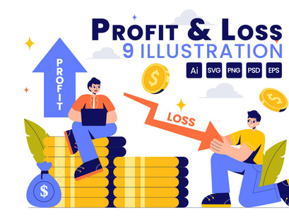 9 Business Profit and Loss Illustration