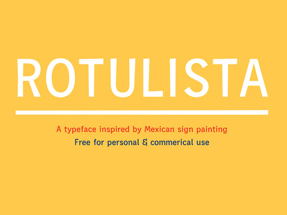 Rotulista— Free Font