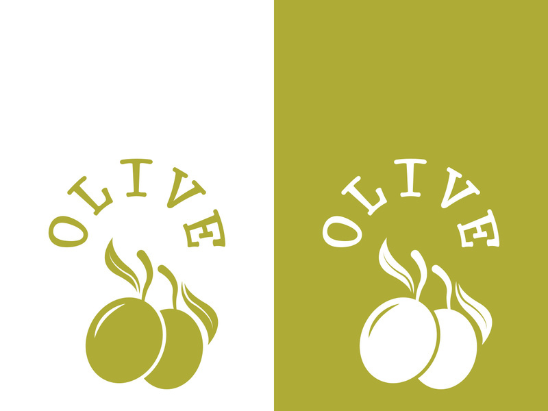 olive icon vector illustration design template
